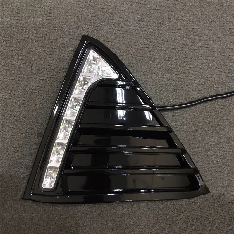 Gloss style E4 12V Светодиодные Автомобильные DRL дневные ходовые огни противотуманные