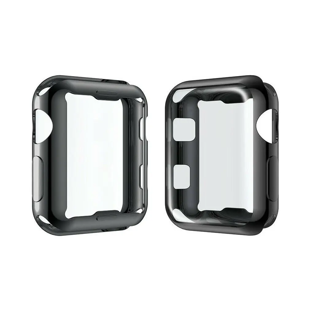 1 шт 38 мм/42 мм Прозрачный Ультра полный Чехол Защита экрана для Apple Watch Series 3|Защита
