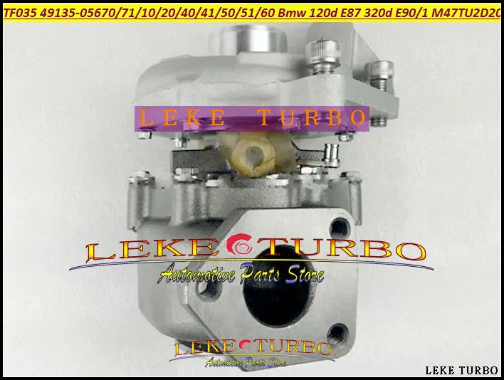 Фото Турбокомпрессор ww Turbo TF035HL-6B 49135-05671 49135-05670 11654716166 для BMW 120D E87 320D E90 E91 03- M47T M47TU2D20 2.0L 163 л.с. №3