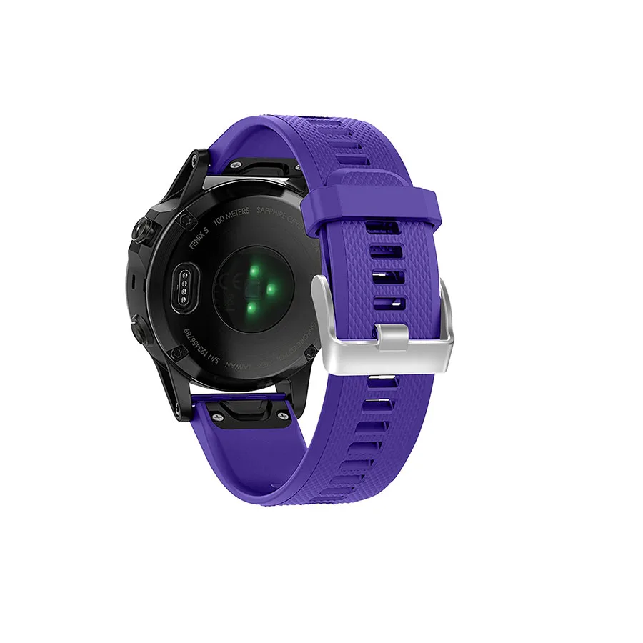 Purple Силиконовый спортивный ремешок для Garmin Forerunner 945 935 смарт-ремешок для часов Quick Release Easyfit сменный ремешок на запястье ремень - Цвет ремешка: Purple
