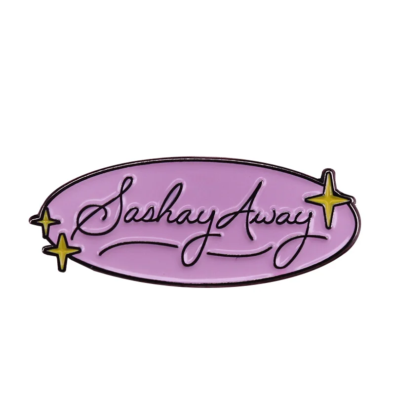 Брошь Sashay away, Розовая звезда, значок, Драг, ТВ шоу, штифт, рпдр, вентиляторы, подарок, уникальная шляпа, сумка, Декор