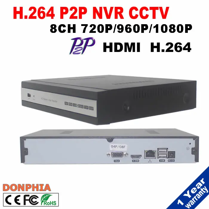 Новый прибыл 8 Канал HDMI Полный ВИДЕОНАБЛЮДЕНИЯ NVR 8-КАНАЛЬНЫЙ 1080 P Сети