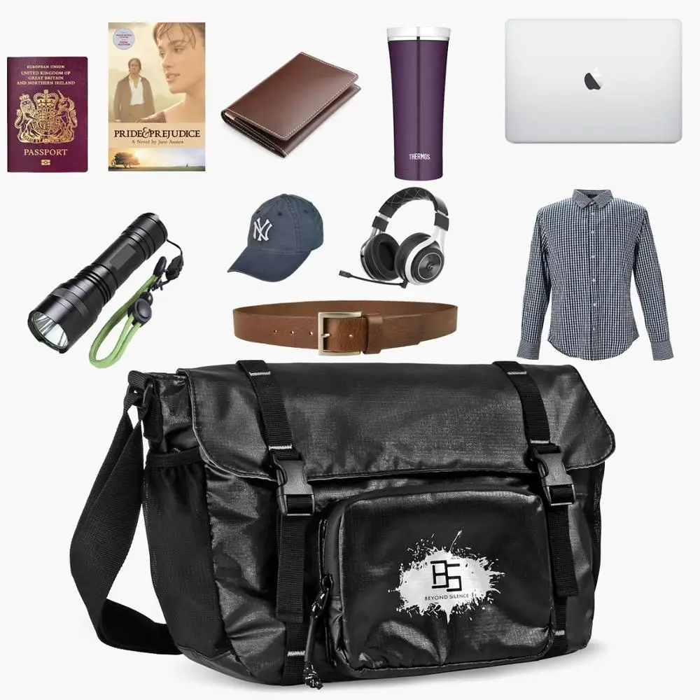 BS сумки через плечо для мужчин Модная стильная сумка на водонепроницаемая