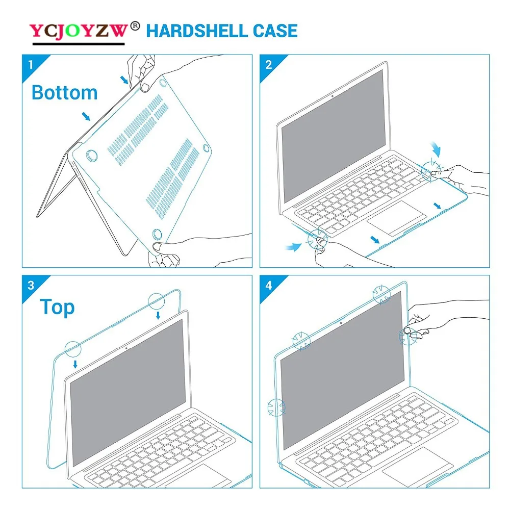 Чехол для ноутбука MacBook Air 13 Pro retina 11,6 12 13,3 15,4 сумка для MAC book New Air 13 Pro 13 15 дюймов с сенсорной панелью