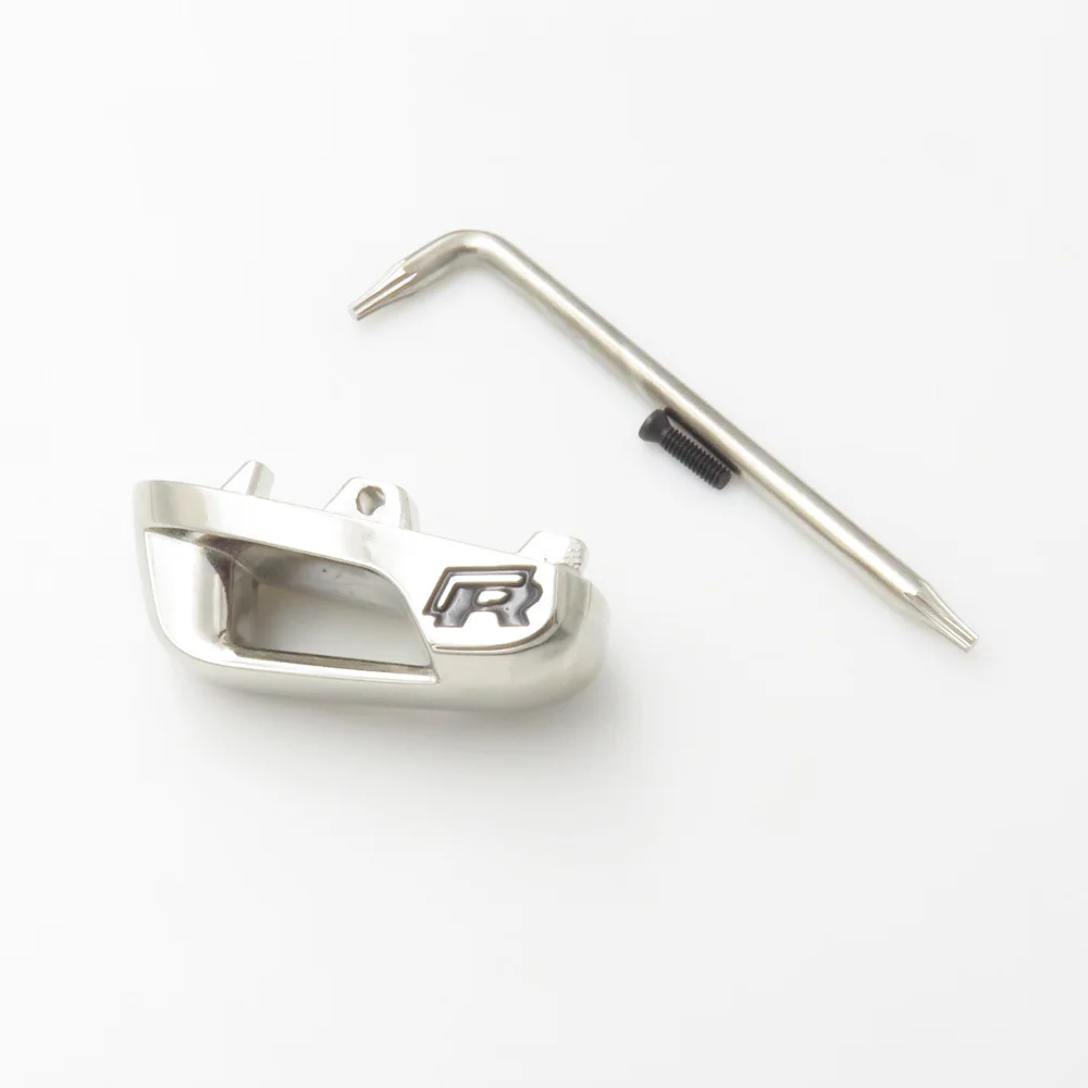 metal part with R Автомобильный металлический ключ Xinyuexin с логотипом R для vw golf 7 для vw MK7 для skoda octavia A7 для пульта дистанционного управления для автомобиля - Количество кнопок: metal part with R