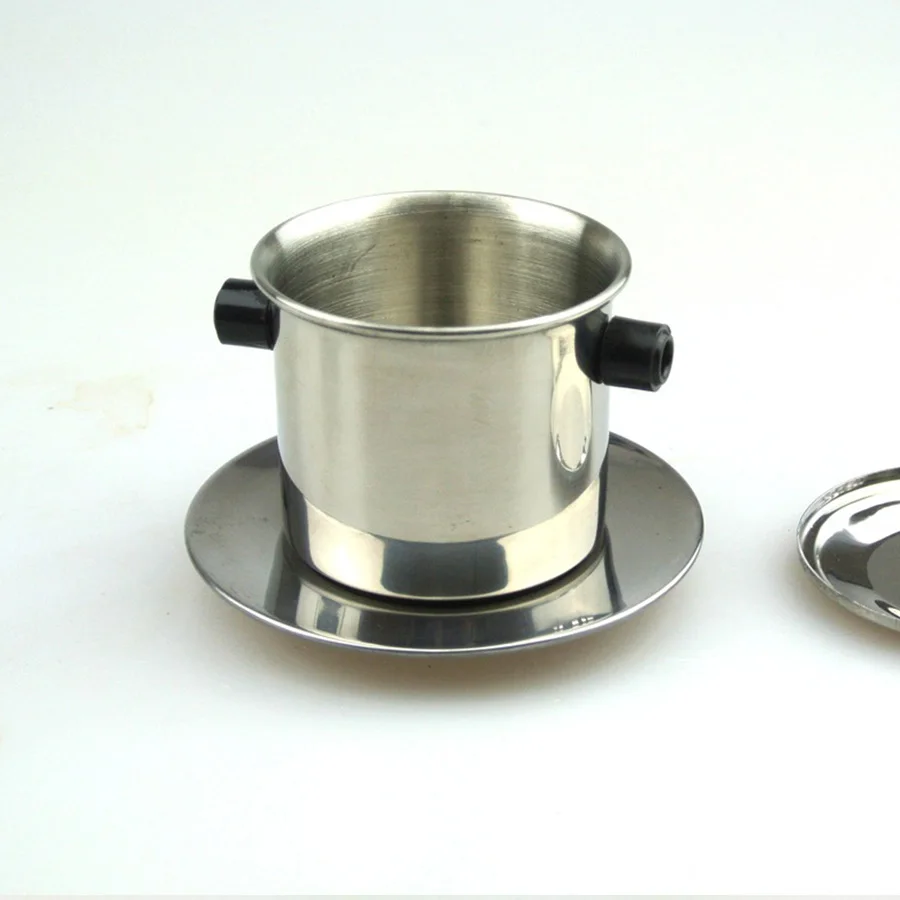 Портативная Кофеварка из нержавеющей стали мини Кофеварка/капельный фильтр для