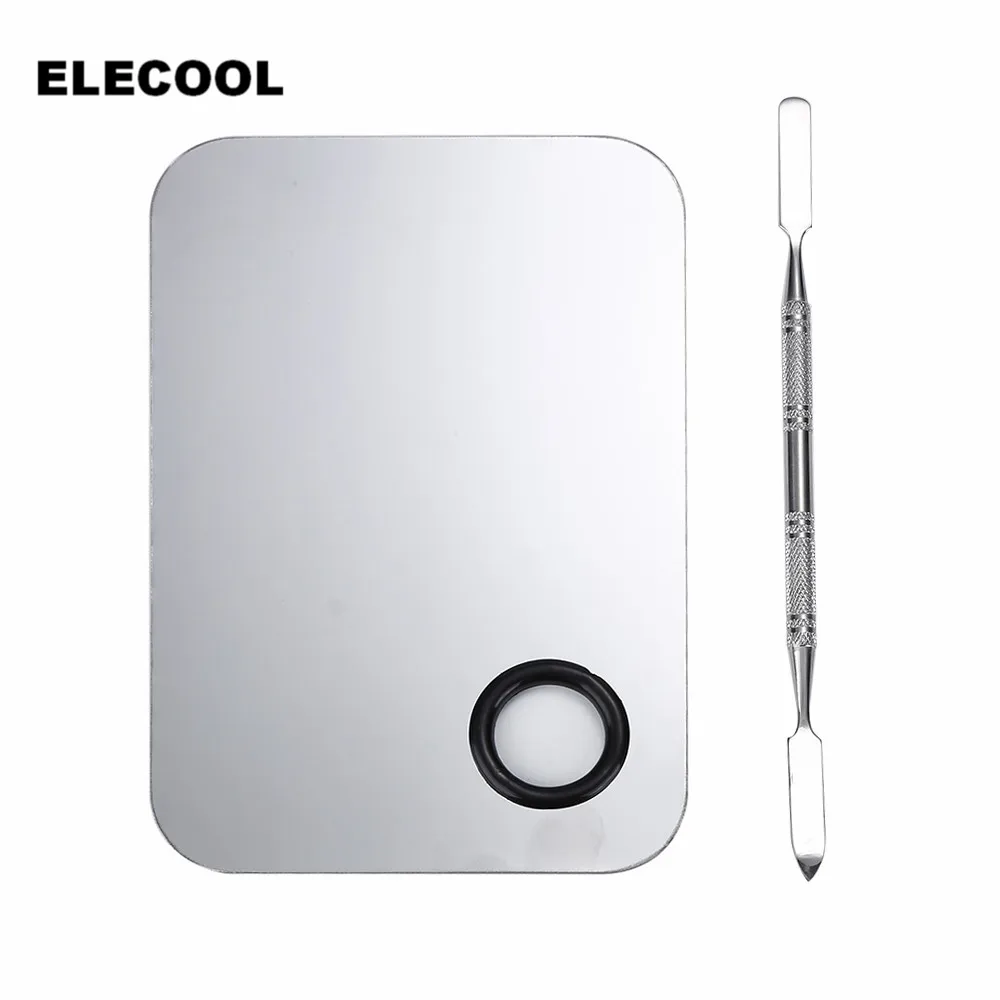 ELECOOL лак для ногтей пластина смешивания основы из нержавеющей стали Миксер