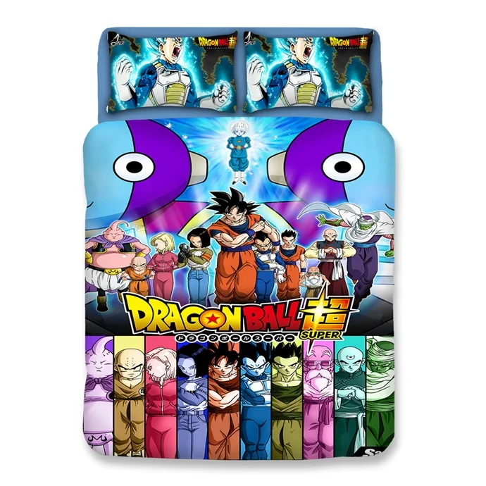 Японский мультфильм DRAGON BALL постельные принадлежности США Твин Полный Королева Король Великобритании один двойной размер пододеяльник наборы для детей подростков мальчиков взрослых - Цвет: 11