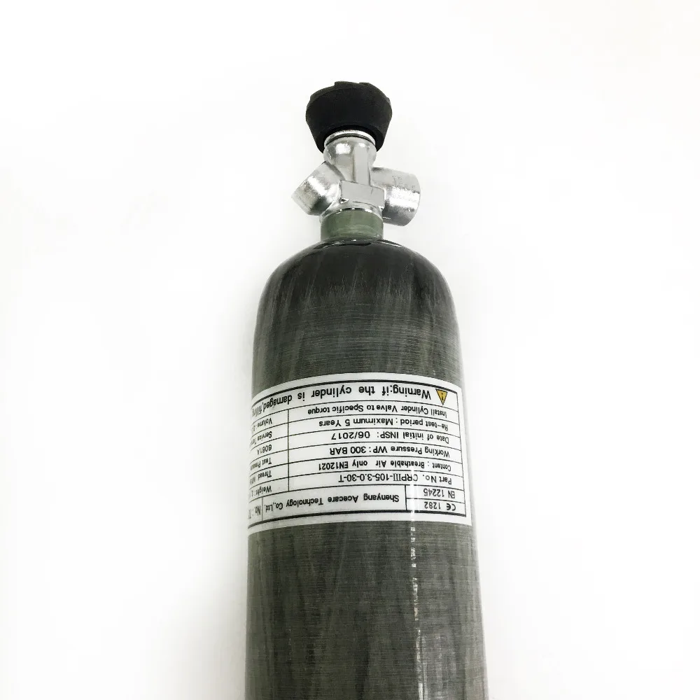 AC10331 2019 Acecare 4500Psi углеродное волокно 3L цилиндр для пейнтбола/ППП Воздушный