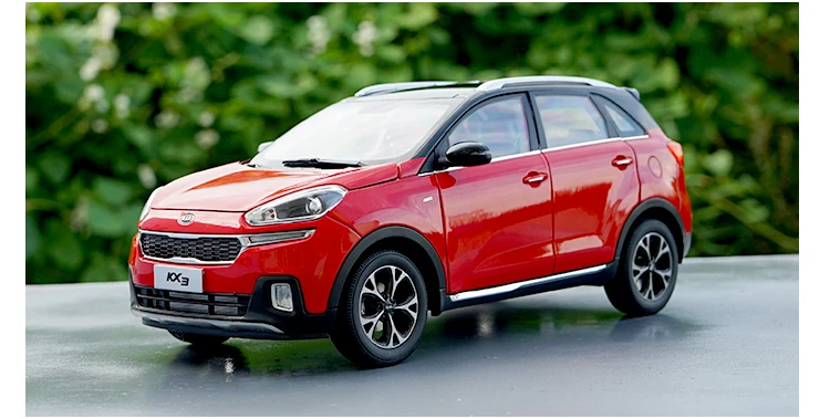 1:18 Dongfeng Yueda KIA KX3 маленький внедорожник сплав модель автомобиля, Литые металлические развивающие игрушки, качественные Подарки