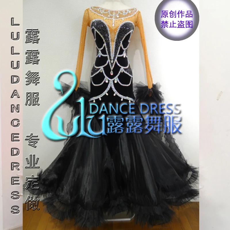 2016 бальное платье для танцев новейший дизайн женщин Современный Вальс Танго