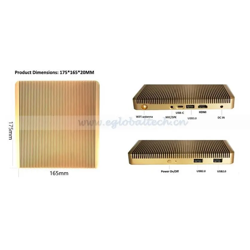 2016 Высокий Класс 6-й Gen Skylake Windows Mini PC Intel Core i7 6500U Макс 3.1 ГГЦ HD Graphics 520 Micro Игровой