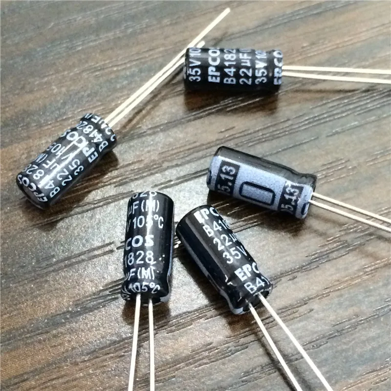 100 шт. 22 мкФ 35 в EPCOS B41828 серия 5x11 мм 35V22uF алюминиевый электролитический конденсатор