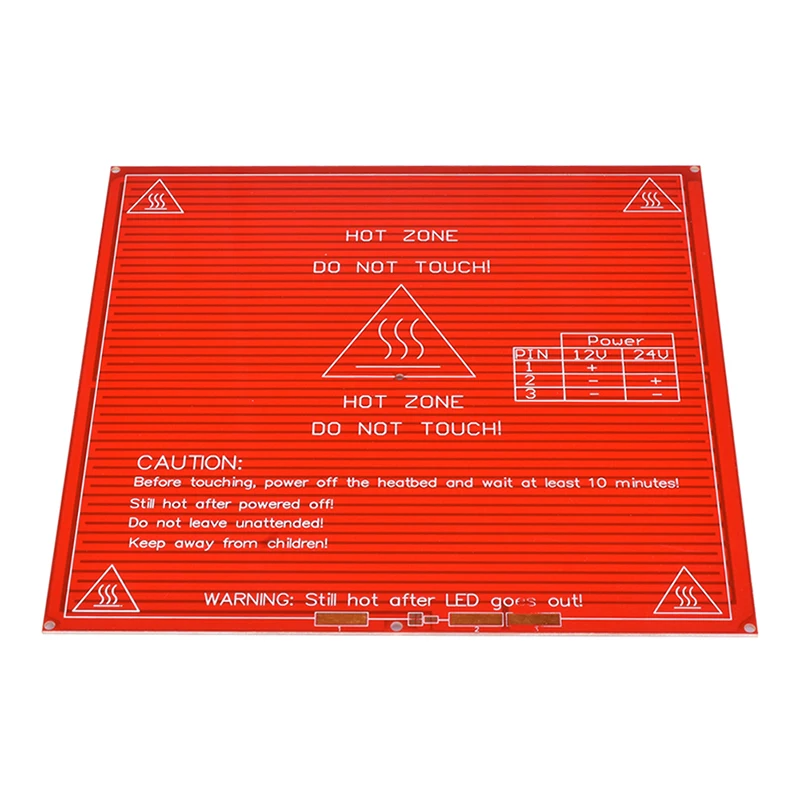 Новинка! RepRap 3D-принтеры pcb Heatbed MK2B с подогревом со светодиодной резистор и кабель плита Mendel MK2A MK1