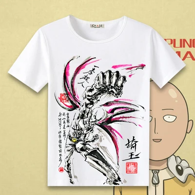 One Punch Man Футболка аниме одна футболка оппай ONE PUNCH-MAN/re-make Lover с рисунком героев из