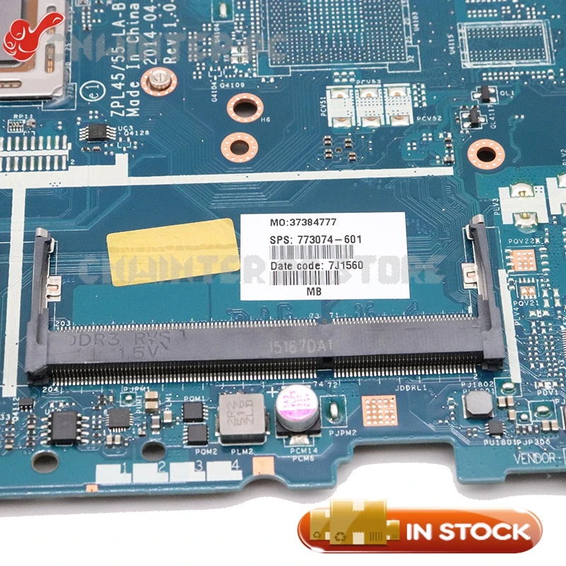 Материнская плата NOKOTION для ноутбука HP Probook 455 G2 773074 601 001 ZPL45 55 LA B191P ЦП