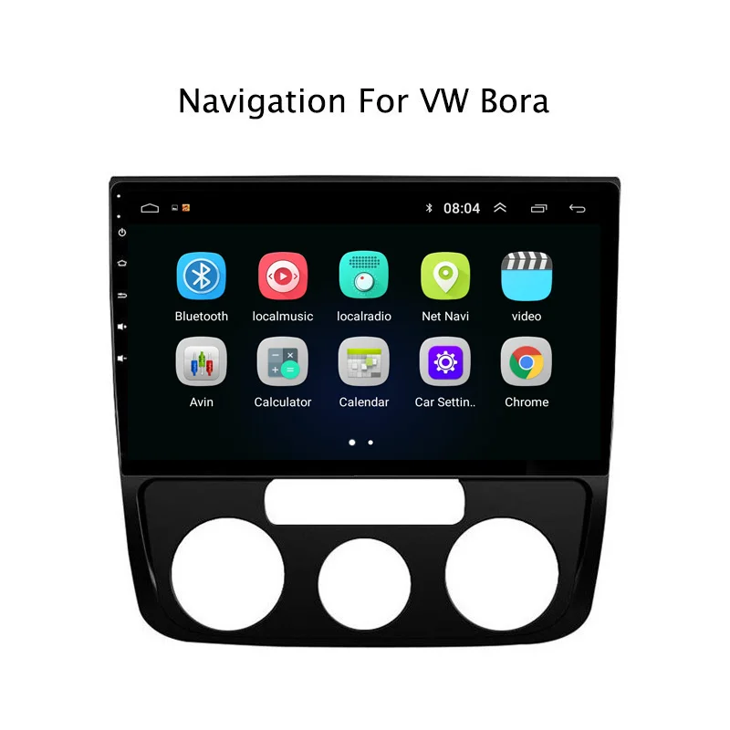 Ectwodvd Android 8.1 Car DVD Player GPS Navigation For VW Bora 2008 2009-2012 Radio Stereo | Автомобили и мотоциклы