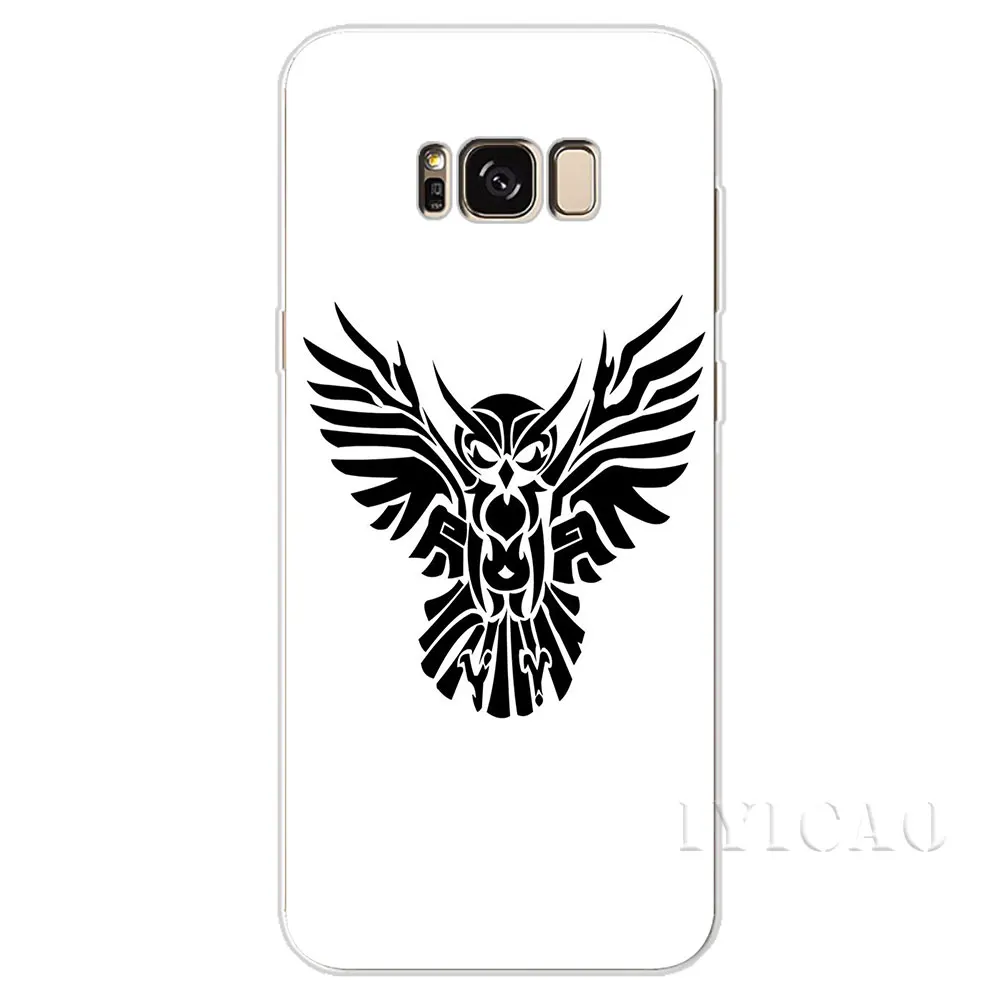 IYICAO рисунками животных совы Жесткий Чехол для Samsung Galaxy A3 A5 2015 2016 2017 A6 A7 A8 A9 плюс 2018