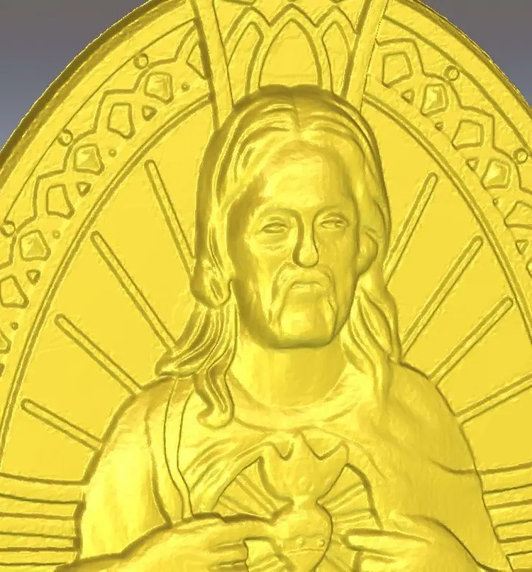 3d модель рельеф для ЧПУ в формате STL Jesus_2 | Инструменты