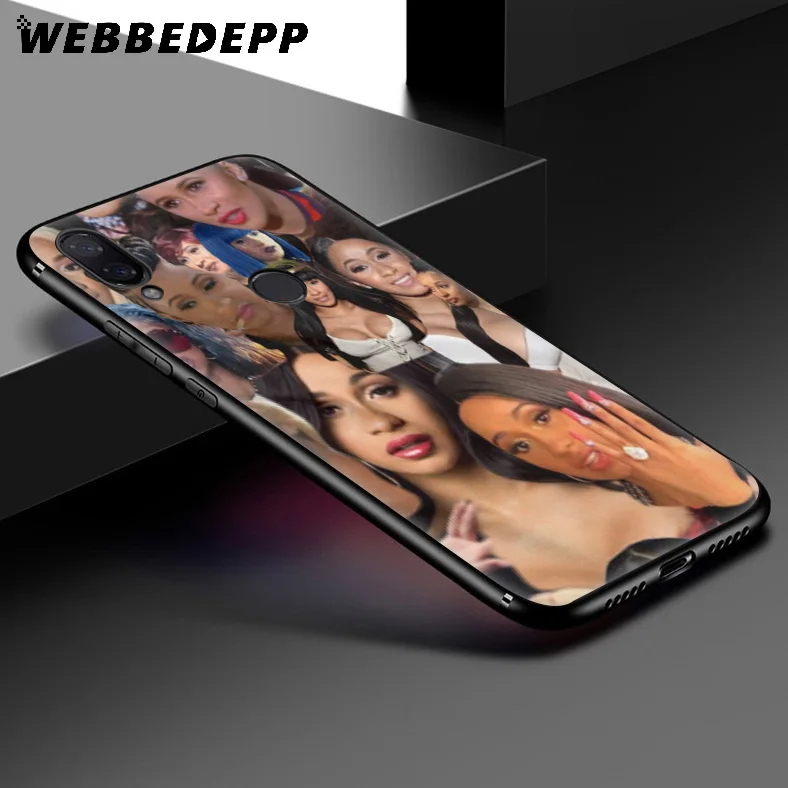 WEBBEDEPP Cardi B CardiB сексуальный мягкий чехол для Xiaomi Redmi K20 7A 4A 4X 5 5A 6 6A S2 Note 8 4 7 Pro Plus Prime |