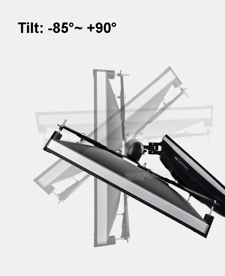 Держатель монитора Loctek D5V для настольного ПК 10 &quot 27&quot + адаптер удлинитель VESA