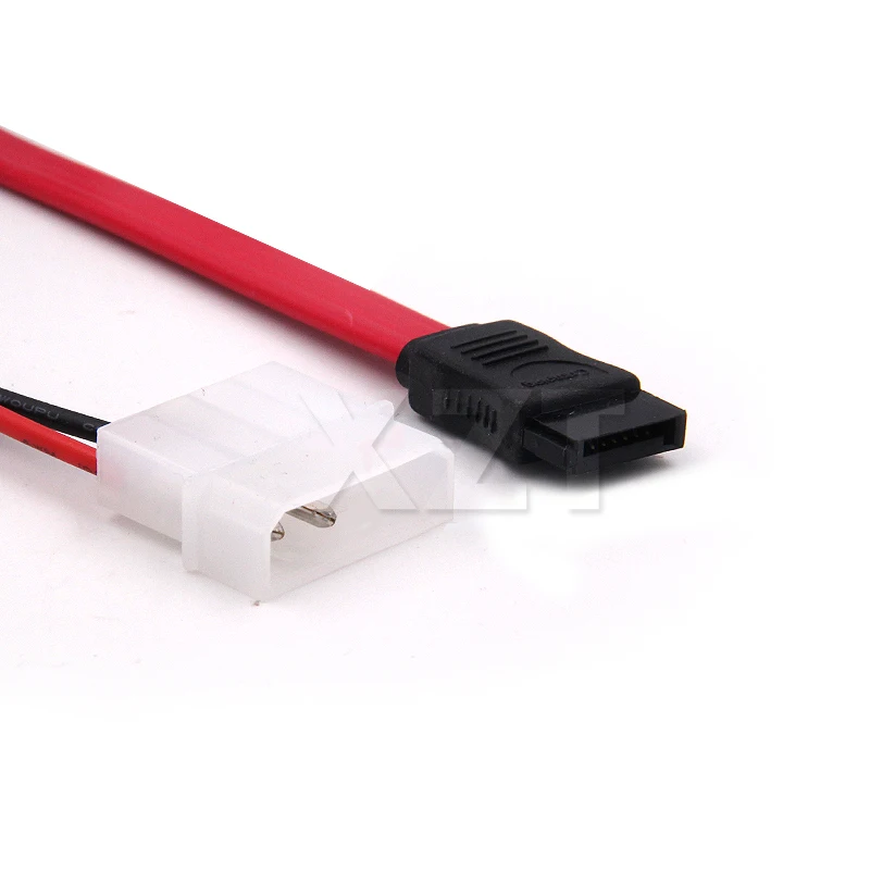 PZ 1 шт. SATA кабели питания для Molex Slim 13 pin(7P + 6P) до 7pin кабель Slimline port 30 см/1 фут/12
