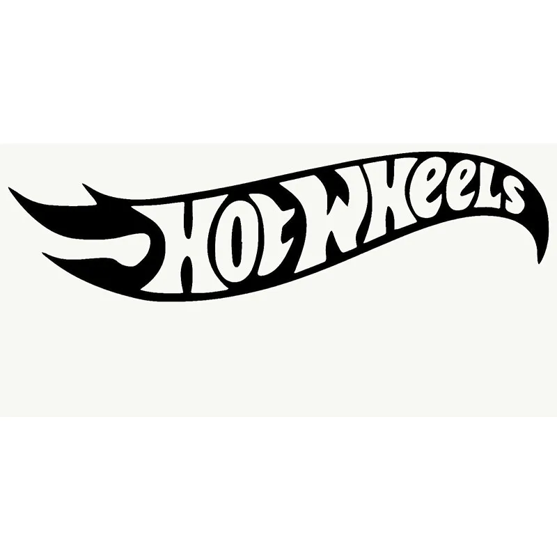 Наклейка HotMeiNi Hot Wheels, забавная наклейка для грузовика, окна, бампера, внедорожника, байдарки, Виниловая наклейка, 9 цветов