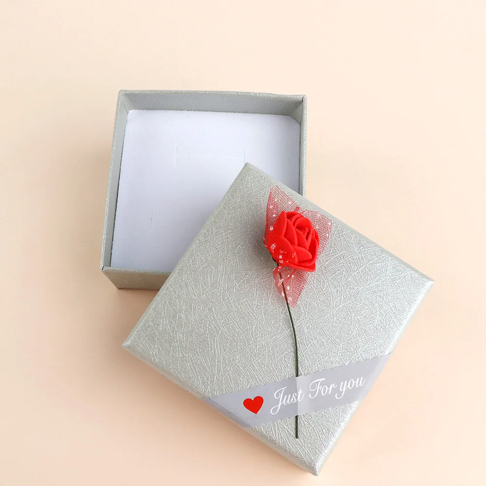 1 шт. коробка для ювелирных изделий в полоску|Упаковка и стойки украшений| |