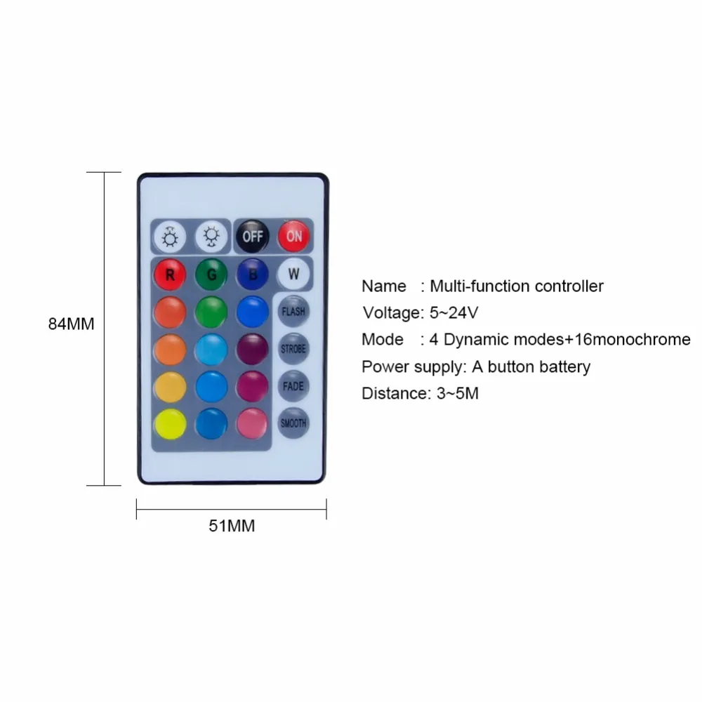 5 V-24 V USB RGB светодиодный пульт дистанционного управления RF ИК 3 17 с 24-мя клавишами RGB светодиодный диммер 4 Pin USB Интерфейс относится к 5050 2835 3528 цветная(RGB) Светодиодные ленты