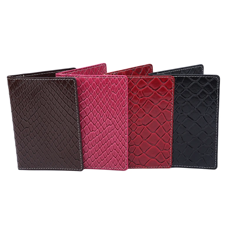 Аллигатор тиснение искусственная кожа Обложка для паспорта Мягкая обложка ID