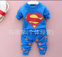 2014 new hero Superman unisex baby boy girl sets children Spring fashion long-sleeved jacket | Детская одежда и обувь