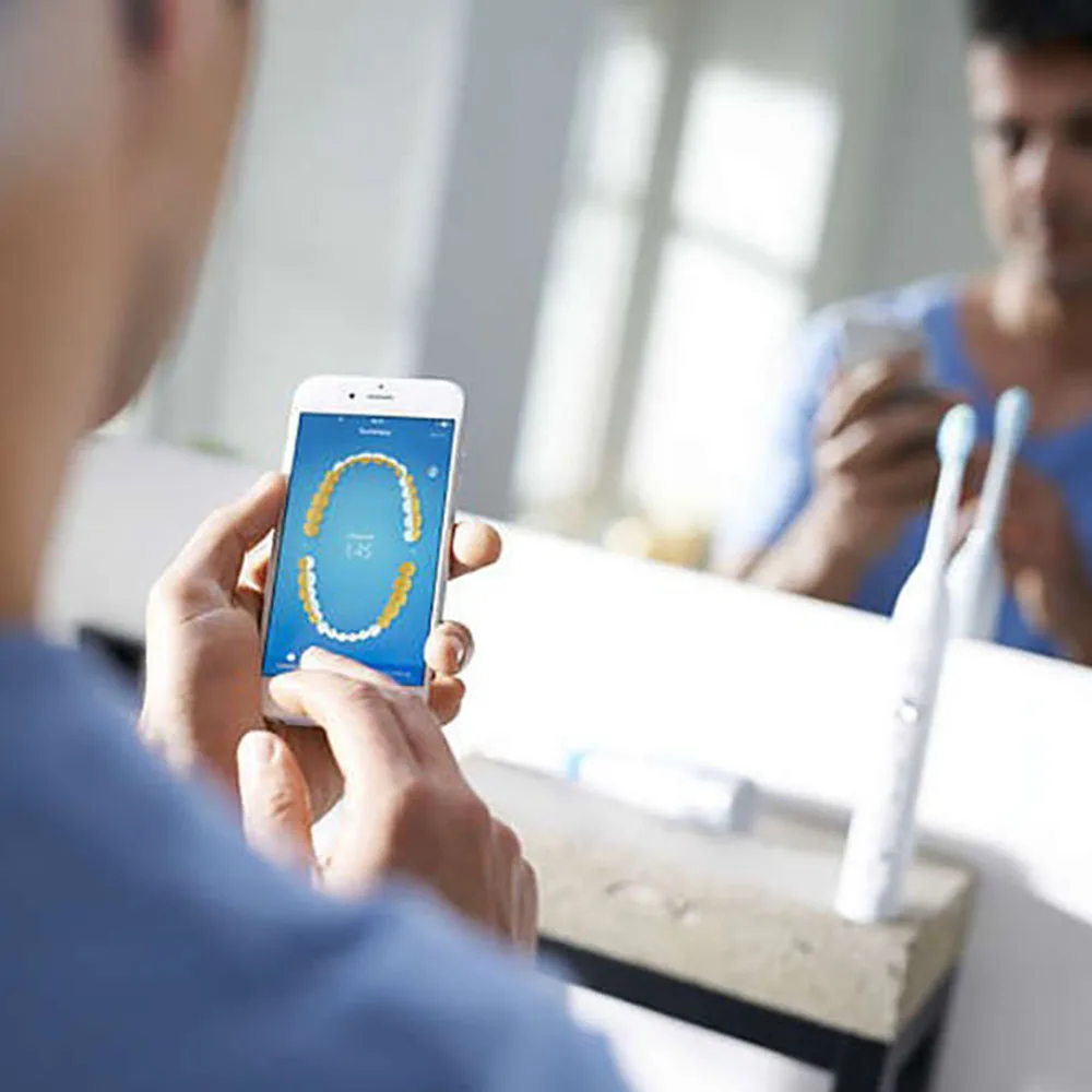Электрическая зубная щетка Philips Sonicare FlexCare Platinum с Bluetooth и приложением