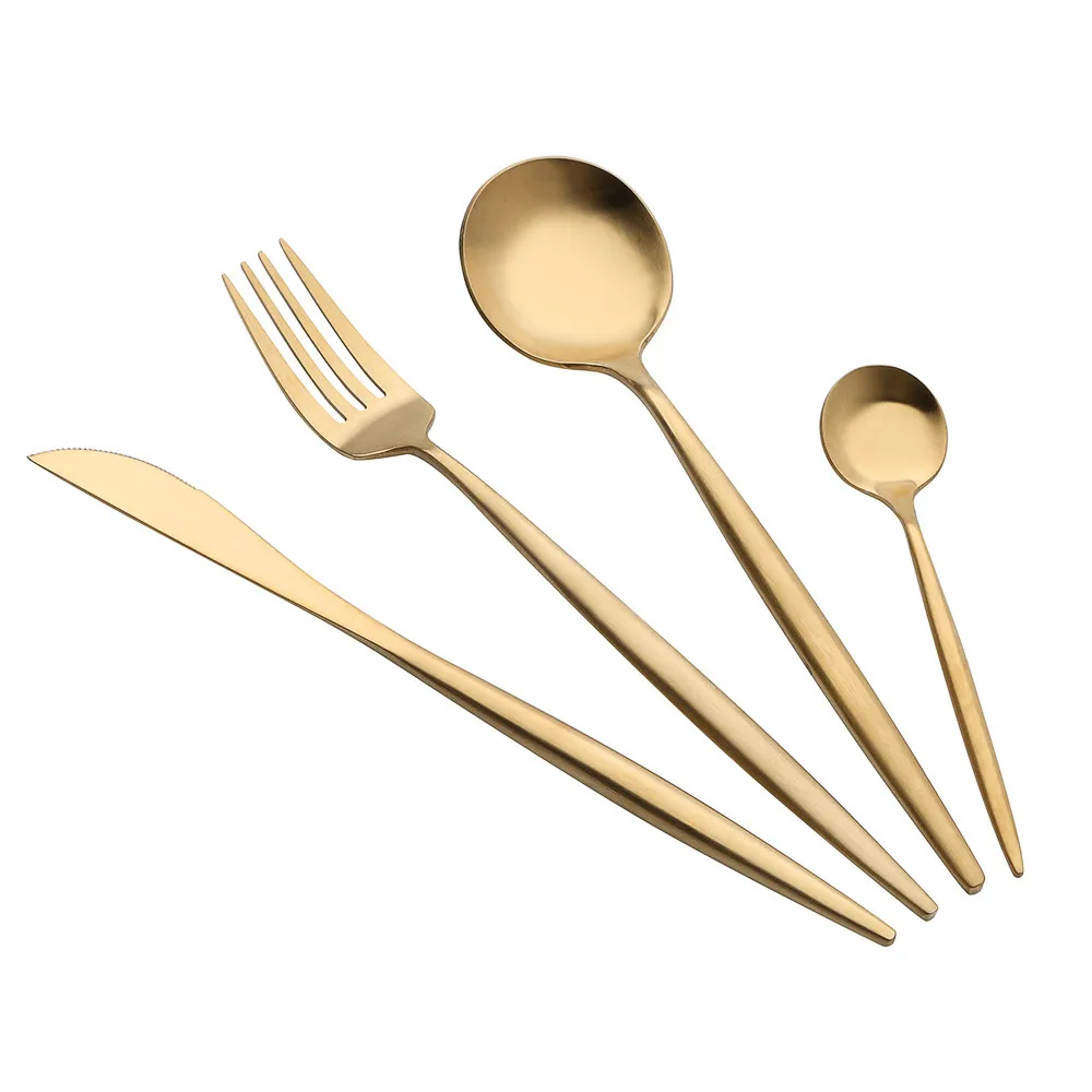 4 шт./компл. походные столовые приборы из нержавеющей стали многофункциональный