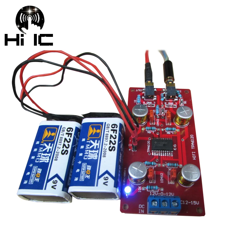 TPA6120 Hi Fi усилитель для наушников Плата усилителя сделай сам поддерживает питание