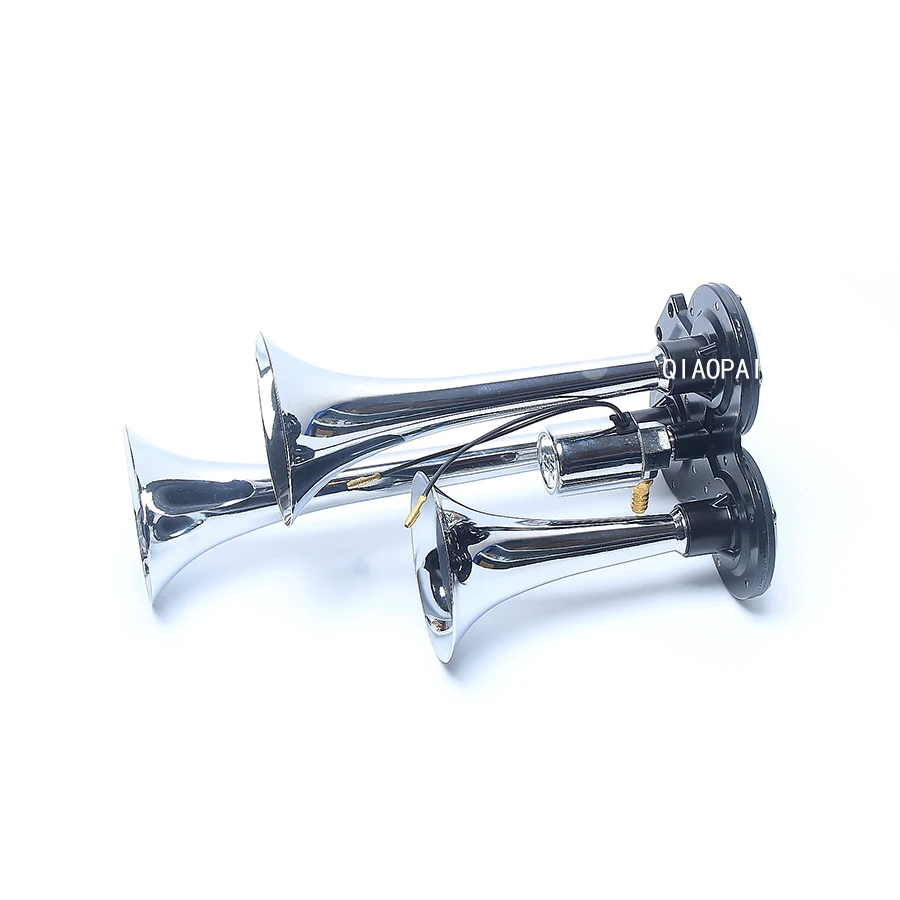 Универсальный электрокомпрессор 12 В 24 в 3 трубы электромагнитный клапан 150 дБ