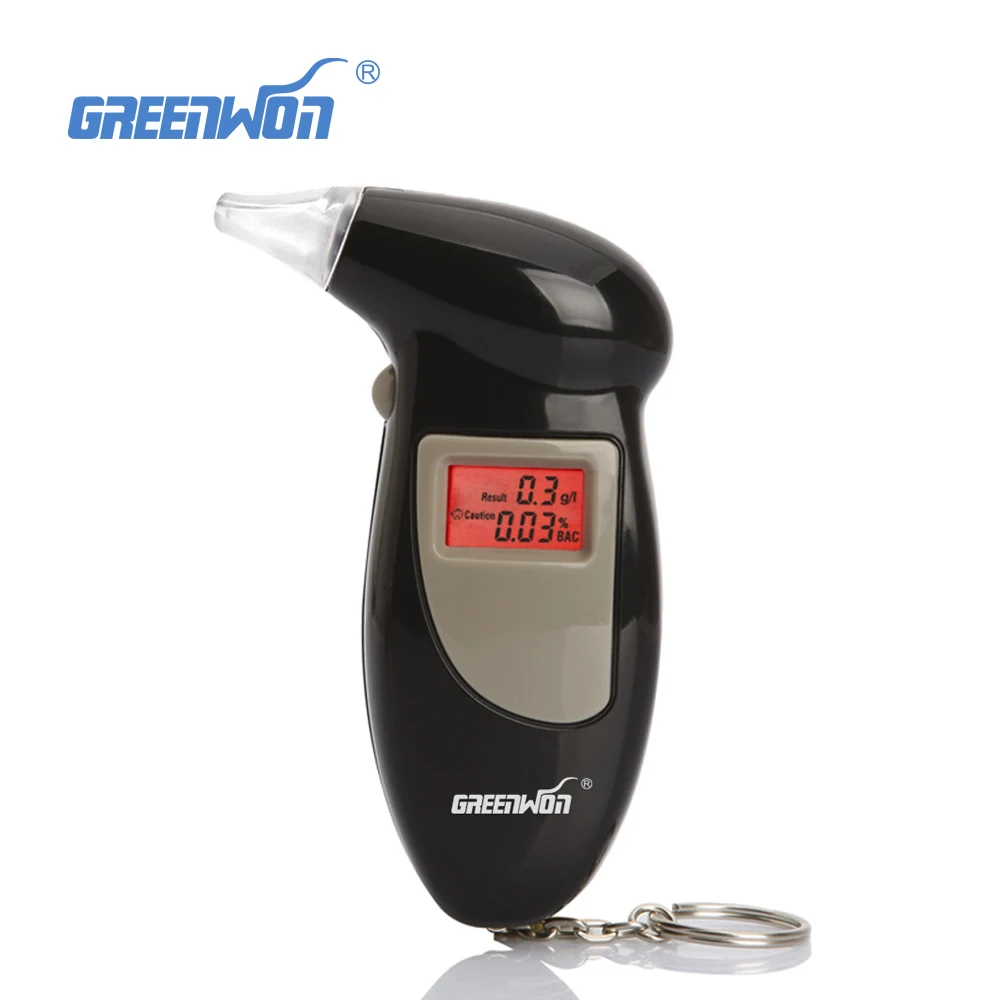 

10pcs/ 2019 NEW Digital LCD Display Breathalyzer Audible Alert Breath Alcohol Tester Box Parking Gadget Analyzer