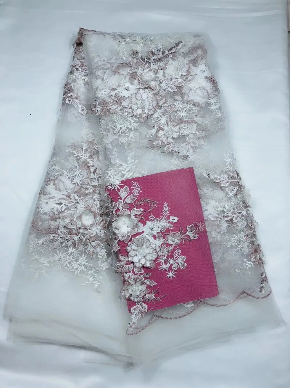 Африканская кружевная ткань 2019 вышитая в нигерийском стиле Свадебная