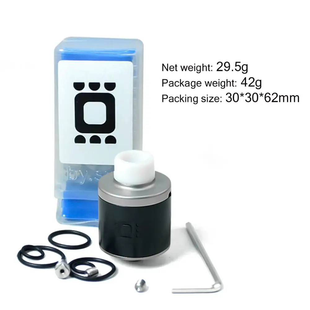 Атомайзер Volcanee SXK Biochip RDA Style диаметр 22 мм бак для вейпа BF Pin сменный дриппер