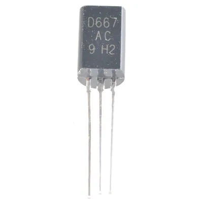 2SD667 D667 TRANSISTOR SI-N 120V 1A TO-92I  PCE