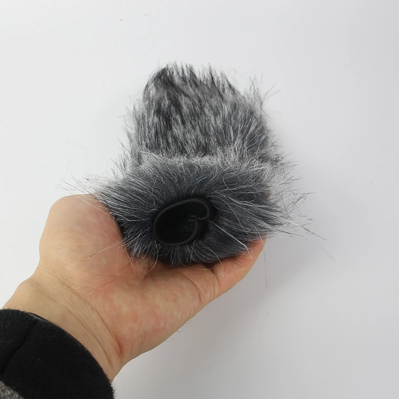 Микрофон на ветровое стекло меховой ветрозащитный муфта для камеры регистратора