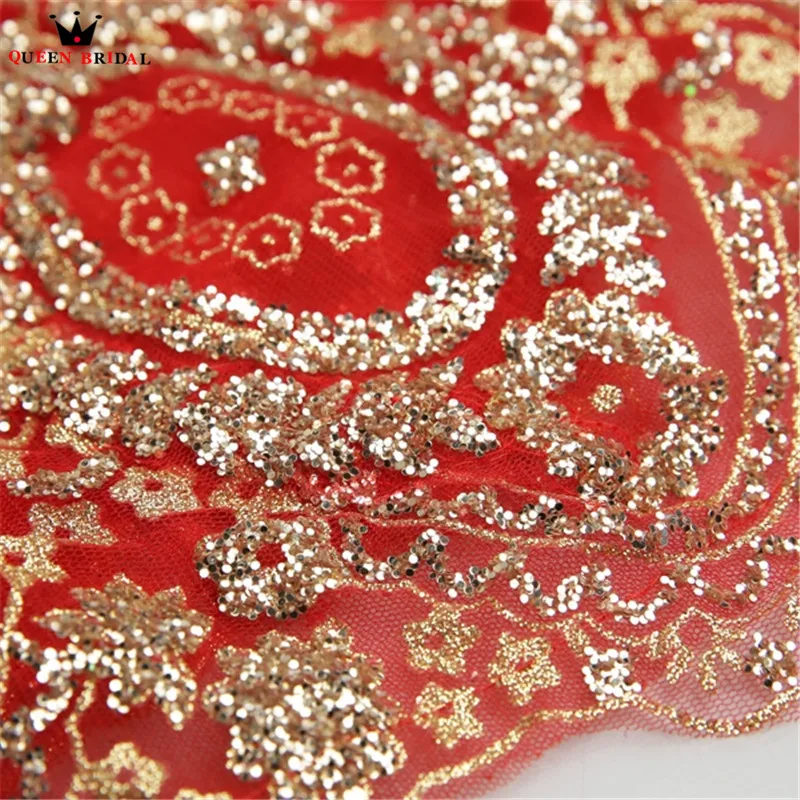 A-line Sequin Tulle Beaded Lace Crystal Red Luxury Long Evening Dresses Prom Party Dress Gowns Robe De Soiree NT42M | Свадьбы и