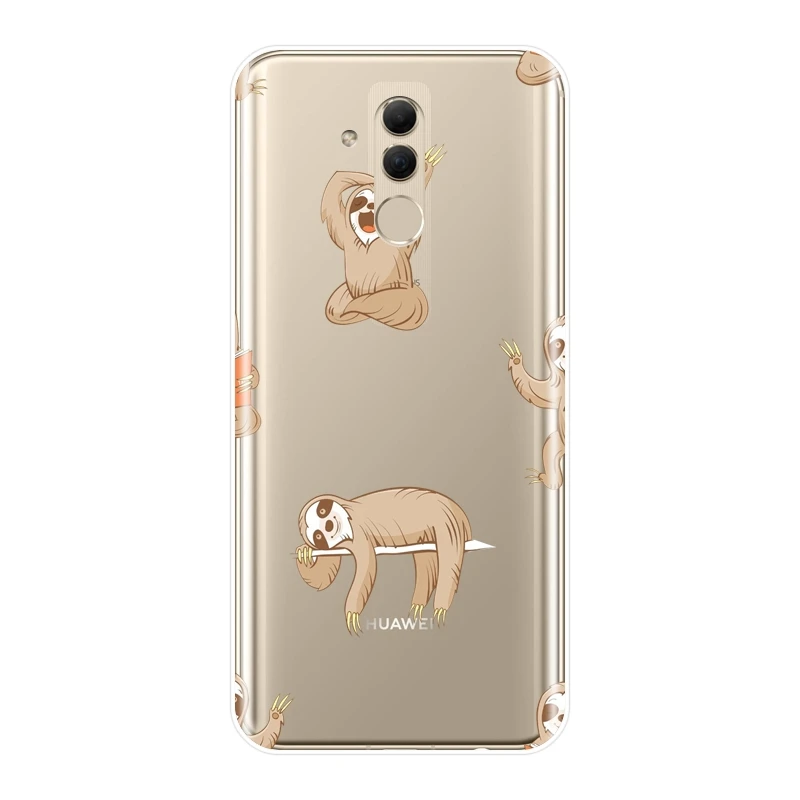 Чехол для телефона Huawei Mate 20 10 9 Pro силиконовый мягкий милый прикольный Забавный