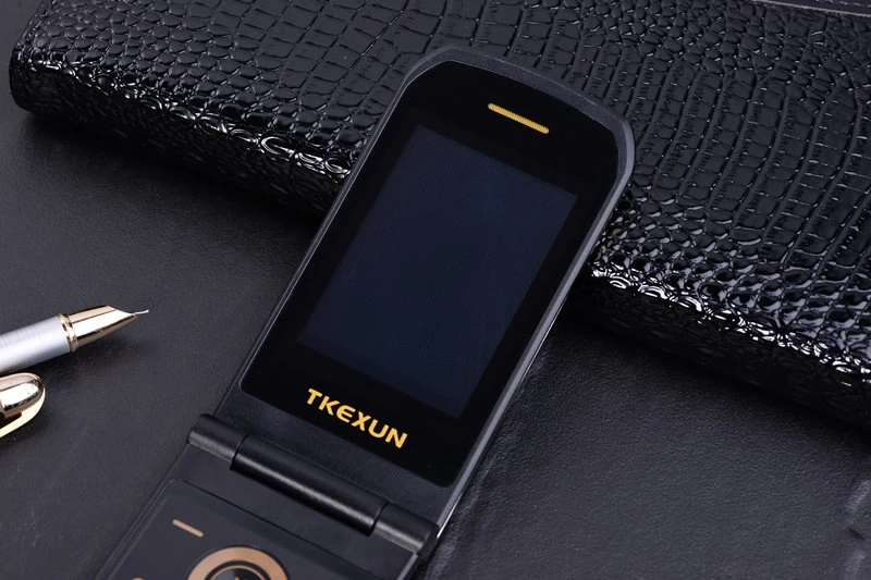 TKEXUN G3 G9000 женский флип-телефон с камерой Две sim-карты 2,4 дюймов сенсорный экран Роскошный сотовый телефон