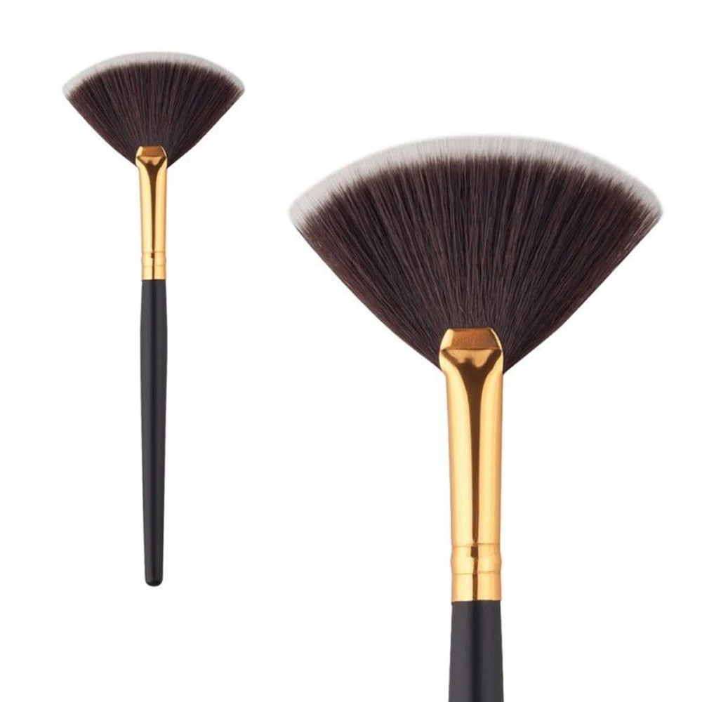 Профессиональный набор кистей для макияжа с начесом из натуральных волос 1