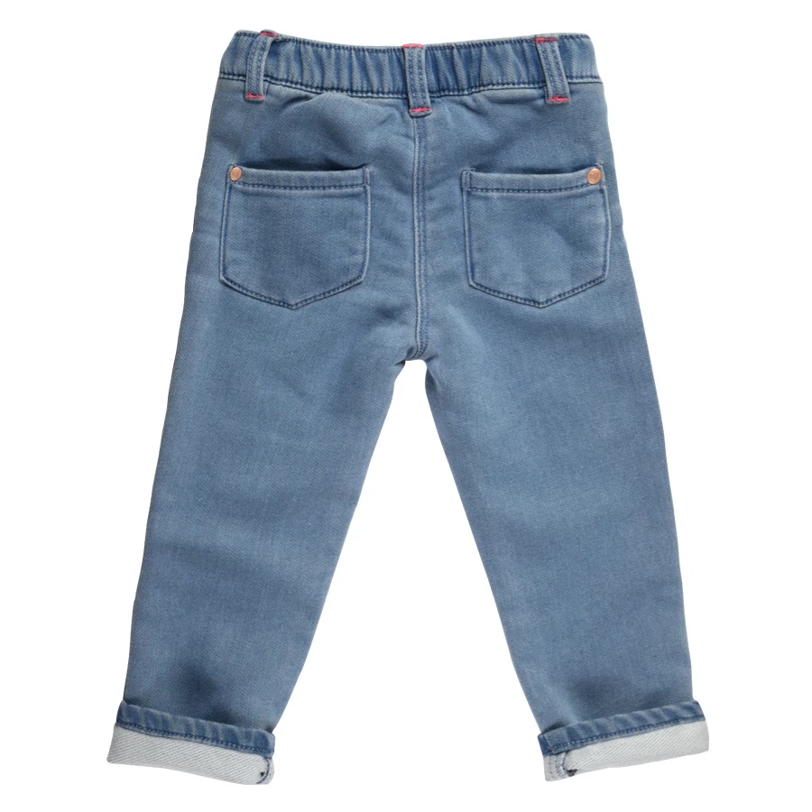 Весенне летнее платье для маленьких девочек джинсовые штаны джинсы малышей