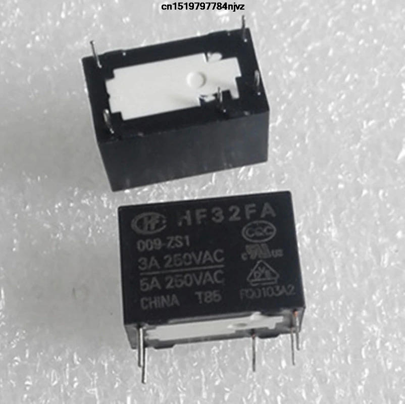 HF32FA 005 ZS1 5VDC 012 12VDC 024 24VDC 009 9VDC 5PINS 5A Мощность реле 10 шт.|Интегральные схемы| |