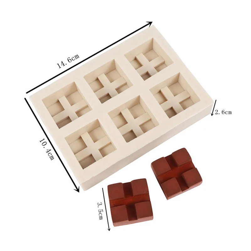 Квадратные силиконовые формы для шоколада ручной работы мыло жидкая форма