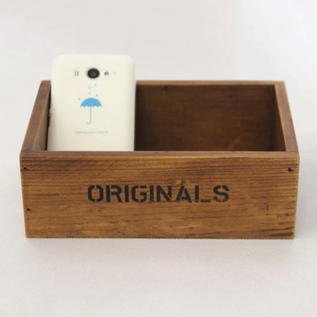 Новая декоративная ваза для цветов прямоугольная коробка деревянный цветочный