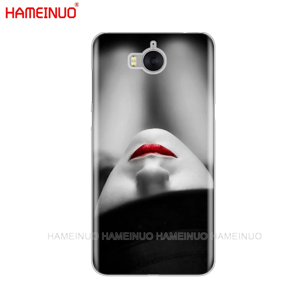 HAMEINUO роскошный корейский чехол для телефона с красными сексуальными губами и