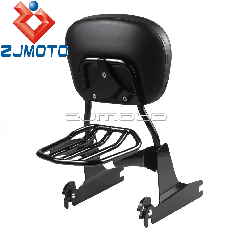Мотоцикл Съемная сидси бар спинки багажная стойка для Harley Dyna Super Glide Low Rider Sport Wide Glide FXD 2002-2005